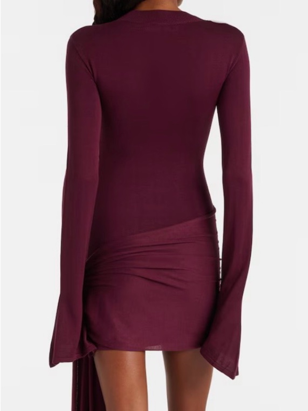 Aya Muse Forest Green Long Sleeve Knit Dress